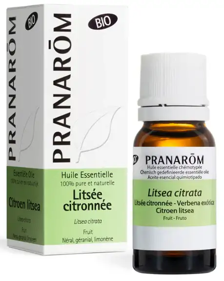Pranarom Huile Essentielle Bio Litsée citronnée - 10ml