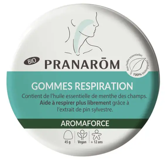 Pranarom Aromaforce Gommes Respiration - 45g
