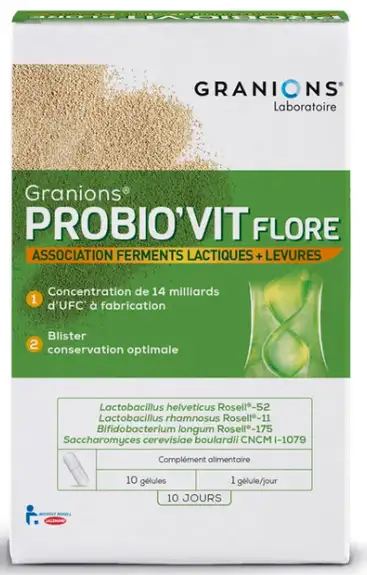 Granions Probio'vit Flore - 10 gélules