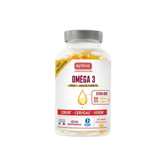 Nutrivie Oméga 3 Epax 120 capsules