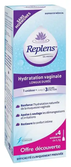 Replens Gel Vaginal 4 unidoses