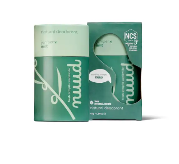 nuud déodorant naturel genévrier menthe 45g
