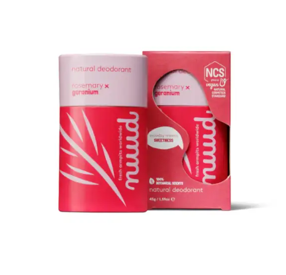 nuud déodorant naturel romarin géranium 45g