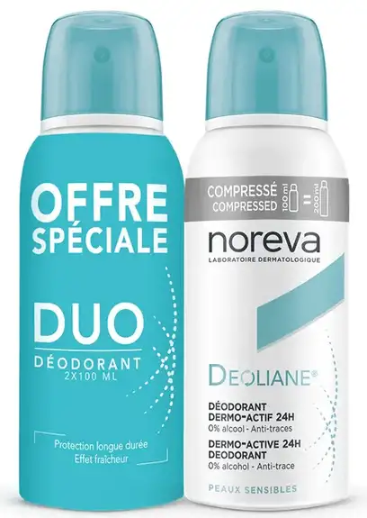 Noreva Déoliane Déodorant 24h - 2 x 100ml