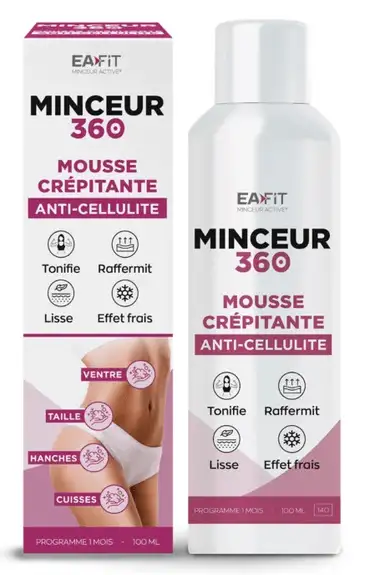 Eafit Minceur 360 Mousse Crépitante Anti-cellulite 100ml