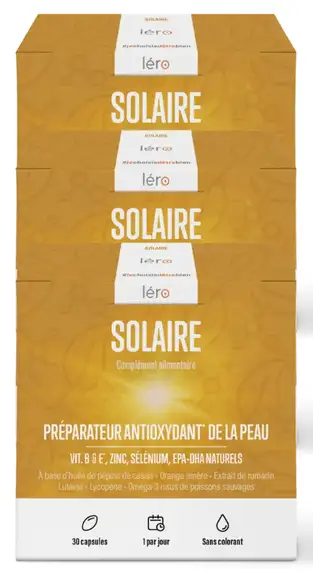 Léro Solaire Bronzant - Lot de 3 x 30 comprimés