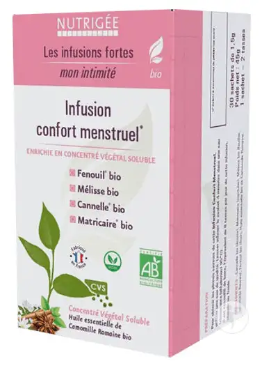 Nutrigée Infusion Confort Menstruel - 30 sachets