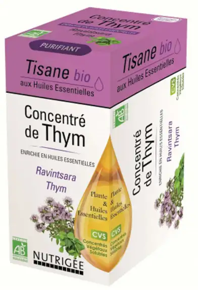 Nutrigée Tisane Concentrée de Thym - 20 sachets
