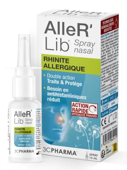 3C Pharma AlleR’Lib Spray Nasal - 15ml