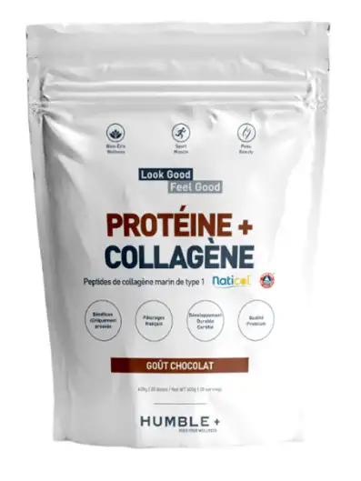 Humble+ Proteine + Collagène Chocolat 600g
