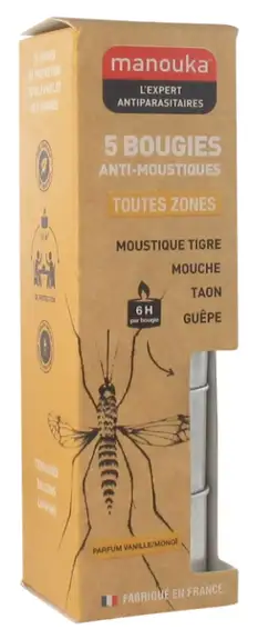 Manouka Bougie Anti-Moustiques
