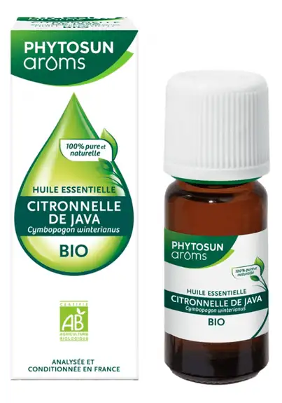 Phytosun Arôms Huille Essentielle Citronnelle de Java Bio 10ml