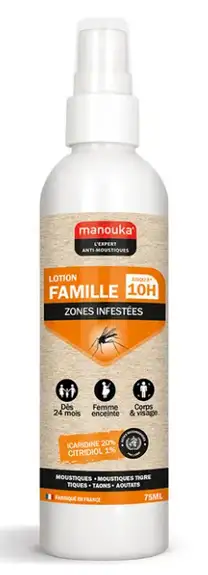 Manouka Spray Moustique Famille 75ml