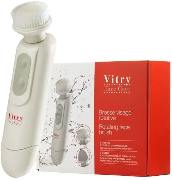 Vitry - Brosse Rotative Visage Face Care + Mousse nettoyante
