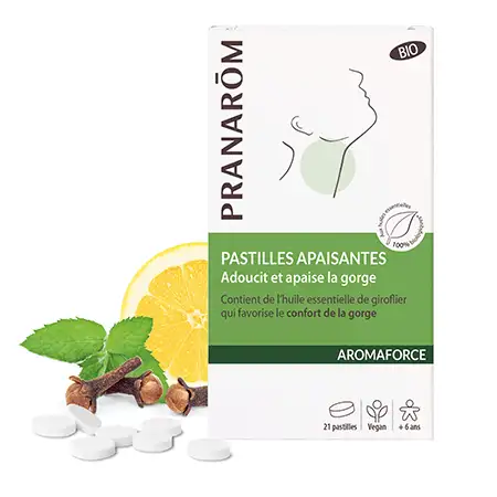 Pranarom Aromaforce bio pastille gorge 21 pastilles