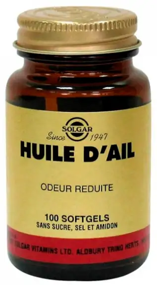 Solgar Huile d'Ail 100 gélules