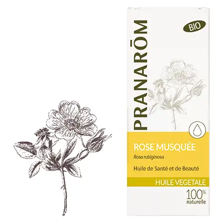 Pranarom Rose musquée Bio huile végétale 50ml