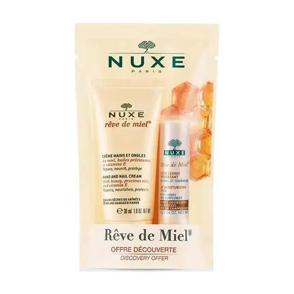Nuxe Rève de Miel Crème Mains  30 ML + Stick offert