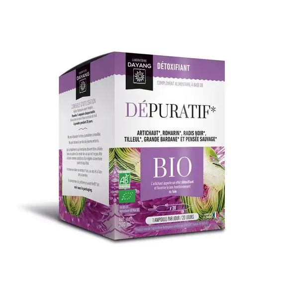 Dayang Dépuratif Bio 20 ampoules de 10ml