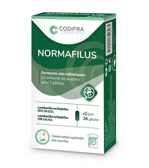 Anti gaspi 10/25 Normafilus 28 gélules Codifra
