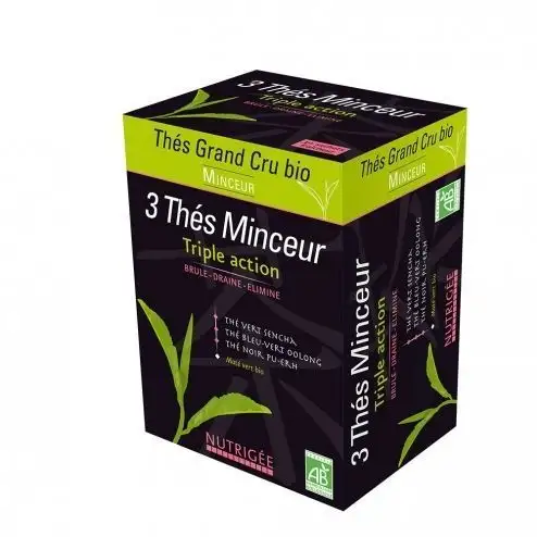 Nutrigée 3 thés minceur bio 30 sachets