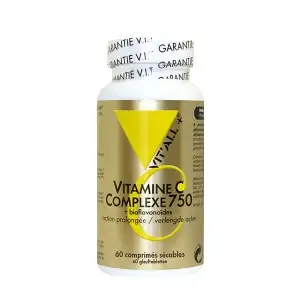 Vitall+ Vitamine C complexe 750, 60 comprimés