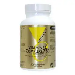 Vitall+ Vitamine C complexe 750, 100 comprimés