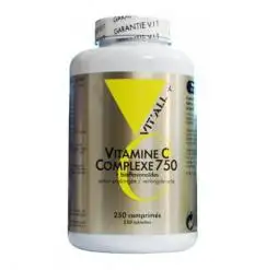 Vitall+ Vitamine C complexe 750, 250 comprimés format éco