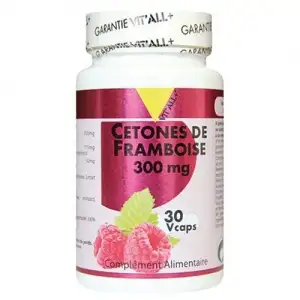 Vitall+ Cétones de Framboise 300mg 30 gélules