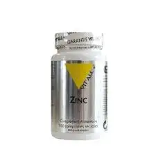Vitall+ Zinc  30mg 100 comprimés sécables