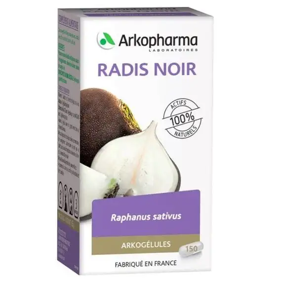 Arkogélules BIO  Radis Noir 130 gélules Arkopharma