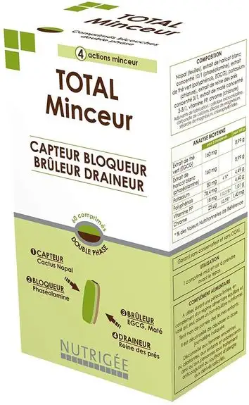 Nutrigée Total Minceur, 60 comprimés