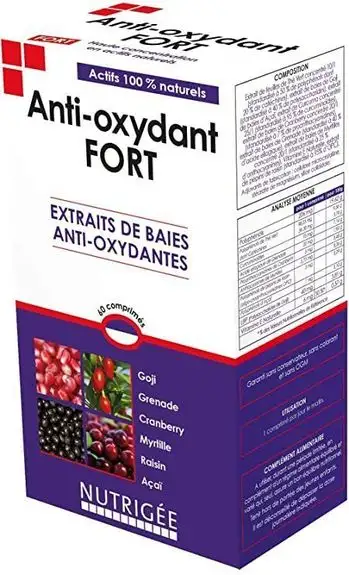 Nutrigée Anti-oxydant Fort, 60 comprimés