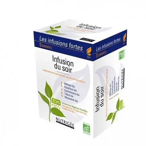 Nutrigée Infusion du Soir Bio - 30 sachets