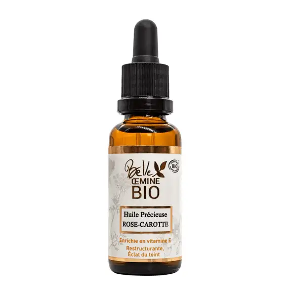 Oemine huile précieuse Rose musquée et Carotte 30ml