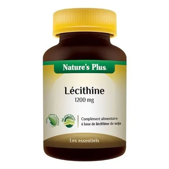 Nature's plus Lecithine de soja 1200mg 90 gélules végétales