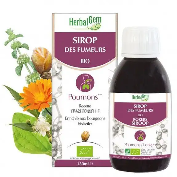 Herbalgem sirop des fumeurs Bio 150ml