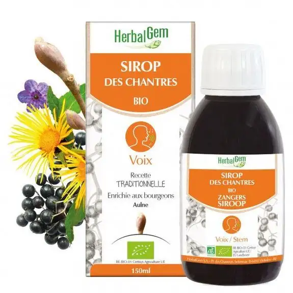 Herbalgem sirop des chantres Bio 150ml