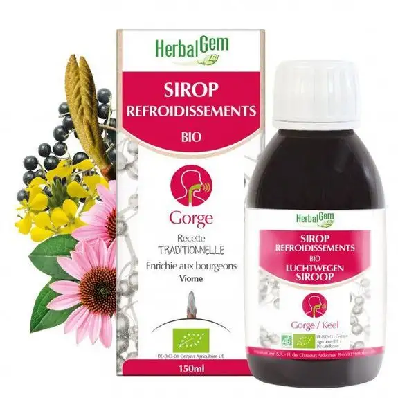 Herbalgem sirop pour les refroidissements 150ml