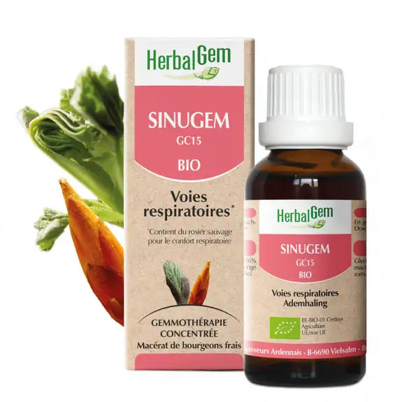 Herbalgem Sinugem Bio 30ml complexe respiratoires