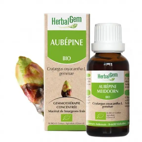Herbalgem Aubépine Bio 30ml bourgeons