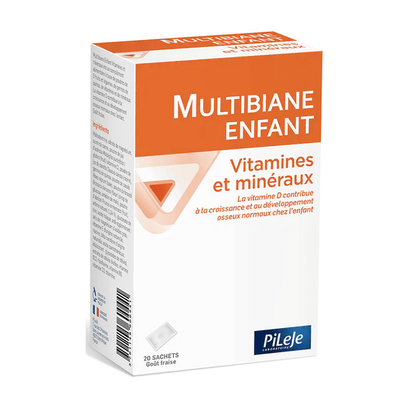 Multibibiane Enfant Vitamines et Minéraux 20 sachets