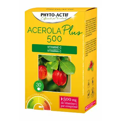 Phyto Actif Acérola Plus 500 30 Comprimés