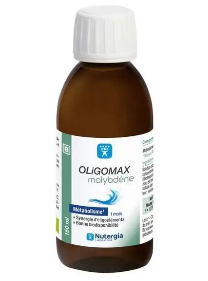 Oligomax Molybdène 150ml Nutergia