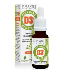 Vitamine D3++ huile végétale 20ml D.Plantes