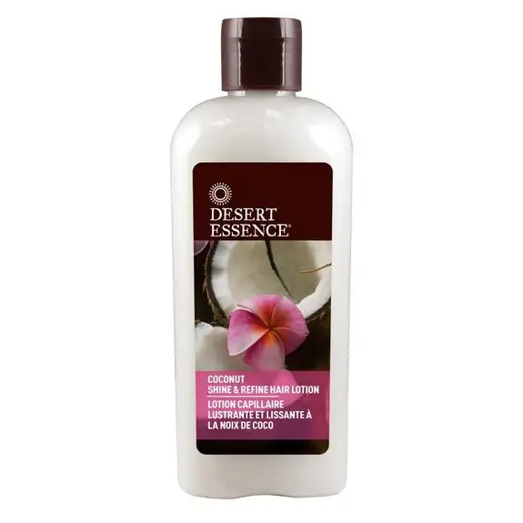 Desert Essence Lotion capillaire lustrante et lissante à la Noix de Coco 190ml