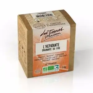 Le Comptoir d'herboristerie Bio l'hépatante 20 infusettes
