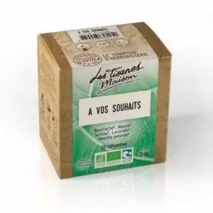 Le Comptoir d'herboristerie Bio A vos souhaits 20 infusettes