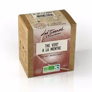 Le Comptoir d'herboristerie Bio Thé vert/menthe 20 infusettes