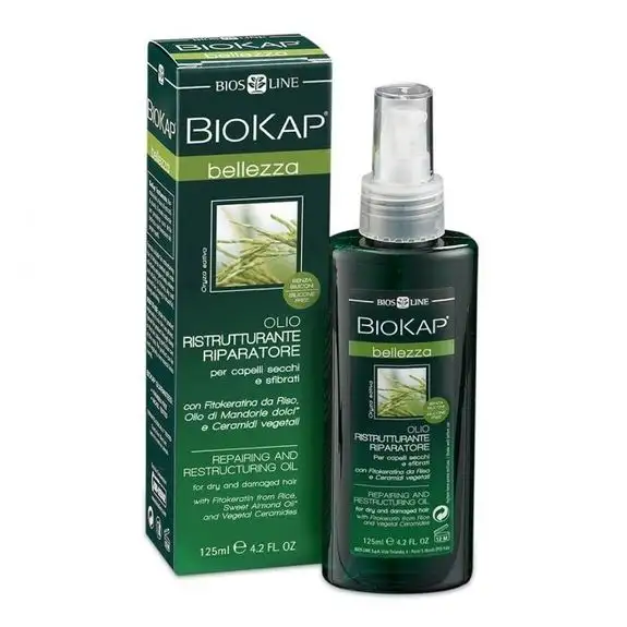 Biokap Huile capillaire restructurante réparatrice125ml